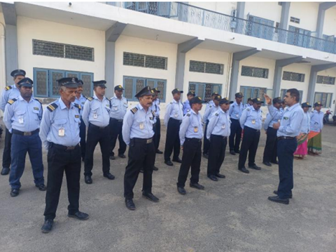 Security Personnel at SIIMS Hospital